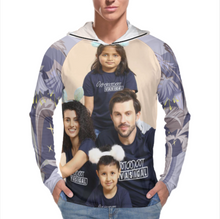 Lade das Bild in den Galerie-Viewer, Multi-Image-Design Männer / Herren UV-Schutz Langarm Shirt Sonnenschutz Hautschutz Shirt mit Sonnenhut Schnelltrocknend NZ145 mit Foto Design Motiv Text selbst gestalten und bedrucken