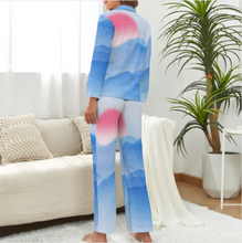 Lade das Bild in den Galerie-Viewer, Multi-Image-Design Schlafanzug Zweiteiliger Homewear Pyjama aus Satin für Damen/Frauen DTZREV1 mit Foto Design Motiv Text selbst gestalten und bedrucken