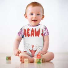Lade das Bild in den Galerie-Viewer, Multi-Image-Design Sportswear Body Kurzarm für Baby und Neugeborene Jungen & Mädchen mit Foto Design Motiv Text selbst gestalten und bedrucken