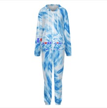 Lade das Bild in den Galerie-Viewer, Multi-Image-Design Unisex Damen / Herren Schlafanzug Pyjama Jumpsuit Overall Einteiler Hausanzug mit Foto Design Motiv Text selbst gestalten und bedrucken