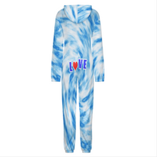 Lade das Bild in den Galerie-Viewer, Multi-Image-Design Unisex Damen / Herren Schlafanzug Pyjama Jumpsuit Overall Einteiler Hausanzug mit Foto Design Motiv Text selbst gestalten und bedrucken