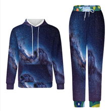 Lade das Bild in den Galerie-Viewer, Multi-Image-Design Unisex Jogginganzug Trainingsanzug SET Jogginghose & Hoodie Damen Herren mit Foto Design Motiv Text selbst gestalten und bedrucken