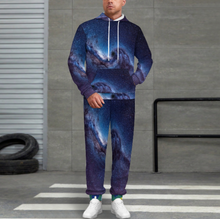Lade das Bild in den Galerie-Viewer, Multi-Image-Design Unisex Jogginganzug Trainingsanzug SET Jogginghose & Hoodie Damen Herren mit Foto Design Motiv Text selbst gestalten und bedrucken