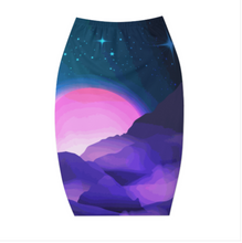 Lade das Bild in den Galerie-Viewer, Multi-Image-Design Wickelrock Rock Damenrock Knielang Sommerrock NQ mit Foto Design Motiv Text selbst gestalten und bedrucken (Simple Design)