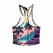 Lade das Bild in den Galerie-Viewer, Damen / Frauen Loses in H-Form mit großem Schlitz Tank Top BX01 mit Foto Design Motiv Text selbst gestalten und bedrucken (Simple Design)