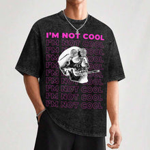 Lade das Bild in den Galerie-Viewer, Unisex Vintage T-Shirt mit kurzen Ärmeln mit Fotos Muster Text Logo selbst gestalten und bedrucken