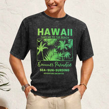 Lade das Bild in den Galerie-Viewer, Unisex Vintage T-Shirt mit Muster und überschnittenen Schultern mit Fotos Muster Text Logo selbst gestalten und bedrucken