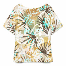 Lade das Bild in den Galerie-Viewer, Einzelbild-Design Damen / Frauen Lockeres V-Ausschnitt T-Shirt mit Schlitzsaum NT65 mit Foto Design Motiv Text selbst gestalten und bedrucken (Simple Design)