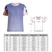 Lade das Bild in den Galerie-Viewer, Multi-Image-Design Damen / Herren T-Shirt mit Volldruck NT mit Foto Design Motiv Text selbst gestalten und bedrucken (Simple Design) (Sonderangebot)