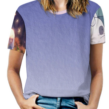 Lade das Bild in den Galerie-Viewer, Multi-Image-Design Damen / Herren T-Shirt mit Volldruck NT mit Foto Design Motiv Text selbst gestalten und bedrucken (Simple Design) (Sonderangebot)