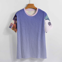 Lade das Bild in den Galerie-Viewer, Multi-Image-Design Damen / Herren T-Shirt mit Volldruck NT mit Foto Design Motiv Text selbst gestalten und bedrucken (Simple Design) (Sonderangebot)