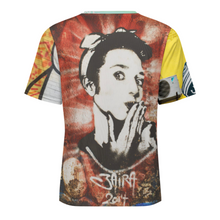 Lade das Bild in den Galerie-Viewer, Multi-Image-Design Damen / Herren T-Shirt mit Volldruck NT mit Foto Design Motiv Text selbst gestalten und bedrucken (Simple Design)