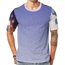 Lade das Bild in den Galerie-Viewer, Multi-Image-Design Damen / Herren T-Shirt mit Volldruck NT mit Foto Design Motiv Text selbst gestalten und bedrucken (Simple Design) (Sonderangebot)