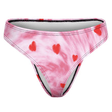 Lade das Bild in den Galerie-Viewer, Vollprint Reiner Baumwolle T-back Tanga Unterhosen Unterwäsche Low Waist NZ207 Damen / Frauen mit Fotos Muster Text selbst gestalten und bedrucken