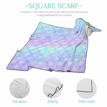 Lade das Bild in den Galerie-Viewer, NZ215 Multifunktionstuch Seidenschal Halsschal Halstuch Kopftuch mit Foto selbst gestalten und bedrucken