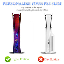Lade das Bild in den Galerie-Viewer, PS5 Slim Skins Aufkleber für Digital Edition mit Foto Design Motiv Text selbst gestalten und bedrucken