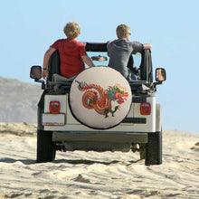 Lade das Bild in den Galerie-Viewer, Reifentasche Reifenabdeckung Reifen Schutzhülle aus Oxford-Gewebe Wasserdicht mit Fotos Muster Text Logo selbst gestalten und bedrucken