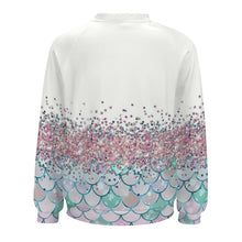 Lade das Bild in den Galerie-Viewer, Multi-Image-Druck Sweatershirt Raglan Shirt Rund-Ausschnitt Langarmshirt RH Damen / Frauen mit Fotos Muster Text Logo selbst gestalten und bedrucken