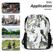 Lade das Bild in den Galerie-Viewer, Reiserucksack Turnbeutel Rucksack mit Kordelzug für Sport (Nass- und Trockentrennung) mit Foto Design Motiv Text selbst gestalten und bedrucken