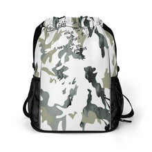 Lade das Bild in den Galerie-Viewer, Reiserucksack Turnbeutel Rucksack mit Kordelzug für Sport (Nass- und Trockentrennung) mit Foto Design Motiv Text selbst gestalten und bedrucken
