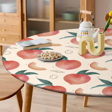 Lade das Bild in den Galerie-Viewer, Runde Tischdecke Wachstuch Abwaschbar 100cm 110cm 120cm 130cm mit Foto Design Motiv Text selbst gestalten und bedrucken