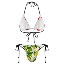 Lade das Bild in den Galerie-Viewer, Multi-Image-Druck Sexy Damen / Frauen Push-Up Triangel Bikini Set Bademode SDS0313 mit Fotos Muster Text Logo selbst gestalten und bedrucken