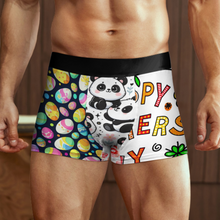 Lade das Bild in den Galerie-Viewer, Multi-Image-Druck NS6005002 Herren Unterhose / Männer Boxershort High Waist und mit breitem Elastikbündchen mit Fotos Muster Text Logo selbst gestalten und bedrucken