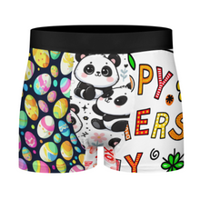 Lade das Bild in den Galerie-Viewer, Multi-Image-Druck NS6005002 Herren Unterhose / Männer Boxershort High Waist und mit breitem Elastikbündchen mit Fotos Muster Text Logo selbst gestalten und bedrucken