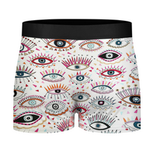 Lade das Bild in den Galerie-Viewer, Multi-Image-Druck NS6005002 Herren Unterhose / Männer Boxershort High Waist und mit breitem Elastikbündchen mit Fotos Muster Text Logo selbst gestalten und bedrucken
