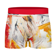 Lade das Bild in den Galerie-Viewer, Einzelbild-Design Herren Unterhose / Männer Boxershort mit Eisseide und Taille SDS025 mit Fotos Muster Text Logo selbst gestalten und bedrucken