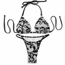 Lade das Bild in den Galerie-Viewer, Sexy Damen / Frauen Bademode Triangel Bikini Set SDS0314 mit Fotos Muster Text Logo selbst gestalten und bedrucken