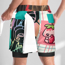 Lade das Bild in den Galerie-Viewer, Multi-Image-Design Herren Bademode Badehose Sport Beachshorts Männer mit Fotos Muster Text Logo selbst gestalten und bedrucken
