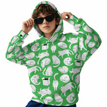 Lade das Bild in den Galerie-Viewer, Einzelbild-Design Kinder Kapuzensweatshirt Hoodie SDS127 mit Foto Design Motiv Text selbst gestalten und bedrucken