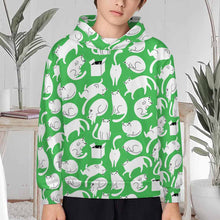 Lade das Bild in den Galerie-Viewer, Einzelbild-Design Kinder Kapuzensweatshirt Hoodie SDS127 mit Foto Design Motiv Text selbst gestalten und bedrucken