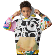Lade das Bild in den Galerie-Viewer, Multi-Image-Design Kinder Kapuzensweatshirt Hoodie SDS127 mit Foto Design Motiv Text selbst gestalten und bedrucken