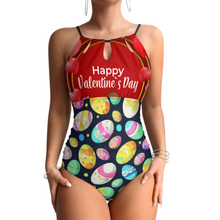 Lade das Bild in den Galerie-Viewer, Multi-Image-Design 2025 /2024 Damen / Frauen Einteiliger Badeanzug SDS2004 mit Foto selbst gestalten und bedrucken