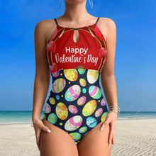 Lade das Bild in den Galerie-Viewer, Multi-Image-Design 2025 /2024 Damen / Frauen Einteiliger Badeanzug SDS2004 mit Foto selbst gestalten und bedrucken