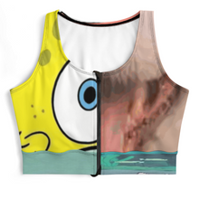 Lade das Bild in den Galerie-Viewer, Multi-Image-Druck Sport Yoga Reißverschluss Bra Top Damen / Frauen SDS2007 selbst gestalten und bedrucken