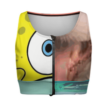 Lade das Bild in den Galerie-Viewer, Multi-Image-Druck Sport Yoga Reißverschluss Bra Top Damen / Frauen SDS2007 selbst gestalten und bedrucken