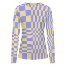 Lade das Bild in den Galerie-Viewer, Einzelbilddruck Damen / Frauen Langärmeliges Mesh T-Shirt SDS2504 mit Foto Design Motiv Text selbst gestalten und bedrucken