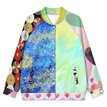 Lade das Bild in den Galerie-Viewer, Multi-Image-Druck Damen / Frauen All Print College / Baseball Jacke SDS2507 mit Foto Text selbst gestalten und bedrucken
