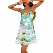 Lade das Bild in den Galerie-Viewer, Einzelbilddruck Damen / Frauen Unterkleid mit Spitzenbesatz SDS2520 mit Fotos Muster Text Logo selbst gestalten und bedrucken