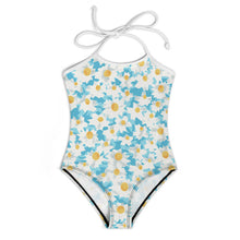 Lade das Bild in den Galerie-Viewer, Einteiliger Badeanzug mit Trägern SDS301 für Mädchen selbst gestalten und bedrucken