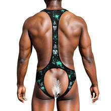 Lade das Bild in den Galerie-Viewer, Sexy einteilige Herrenunterwäsche SDSQQ001 mit Foto Design Motiv Text selbst gestalten und bedrucken