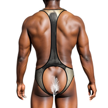 Lade das Bild in den Galerie-Viewer, Multi-Image-Design Sexy einteilige Herrenunterwäsche SDSQQ001 mit Foto Design Motiv Text selbst gestalten und bedrucken