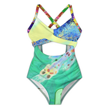 Lade das Bild in den Galerie-Viewer, Multi-Image-Druck Damen / Frauen One-piece Swimsuit Bauchnabelfreier Badeanzug SDSYY002 mit Foto selbst gestalten und bedrucken