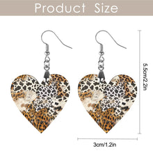 Lade das Bild in den Galerie-Viewer, Ohrhänger aus Holz / Paar Ohrringe ( 2-tlg ) mit Foto Text selbst gestalten und bedrucken