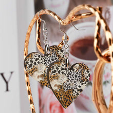 Lade das Bild in den Galerie-Viewer, Ohrhänger aus Holz / Paar Ohrringe ( 2-tlg ) mit Foto Text selbst gestalten und bedrucken