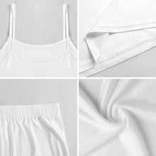 Lade das Bild in den Galerie-Viewer, Damen / Frauen Silk Sling Pajama Set SY02 selbst gestalten und bedrucken