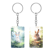 Lade das Bild in den Galerie-Viewer, Schlüsselanhänger aus Acryl (beidseitiger Druck) mit Foto Design Motiv Text selbst gestalten und bedrucken
